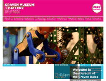 Tablet Screenshot of cravenmuseum.org